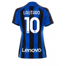 Damen Fußballbekleidung Inter Milan Lautaro Martinez #10 Heimtrikot 2022-23 Kurzarm